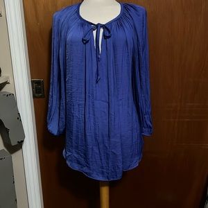 Jennifer Lopez blue shirt size 1x